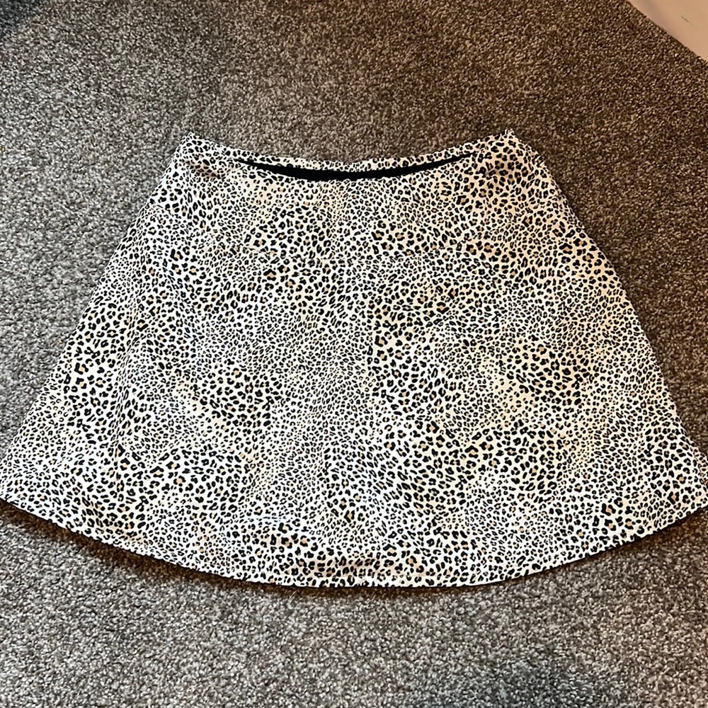 Cheetah print golf skirt